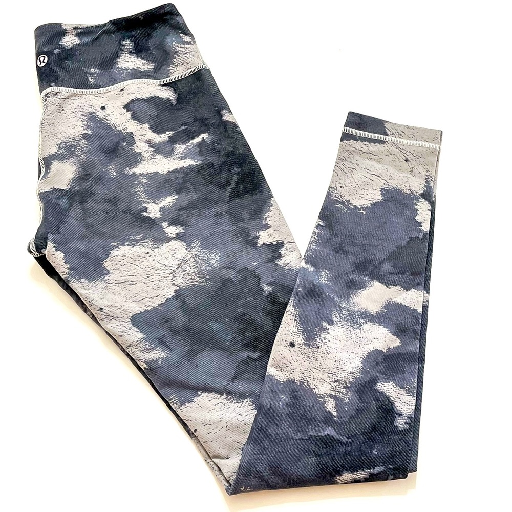 lululemon athletica Black and Gray Leggings
